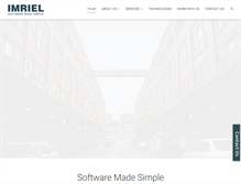Tablet Screenshot of imriel.com